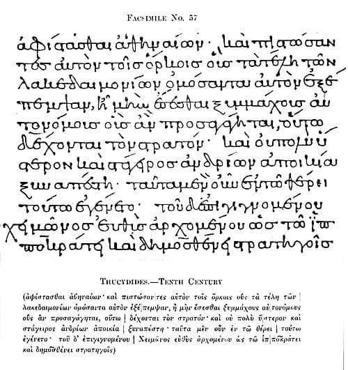 Thucydides Manuscript